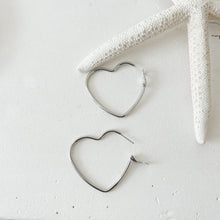 Charger l'image dans la galerie, Créoles coeurs Jasma argentées - Lany-bijoux