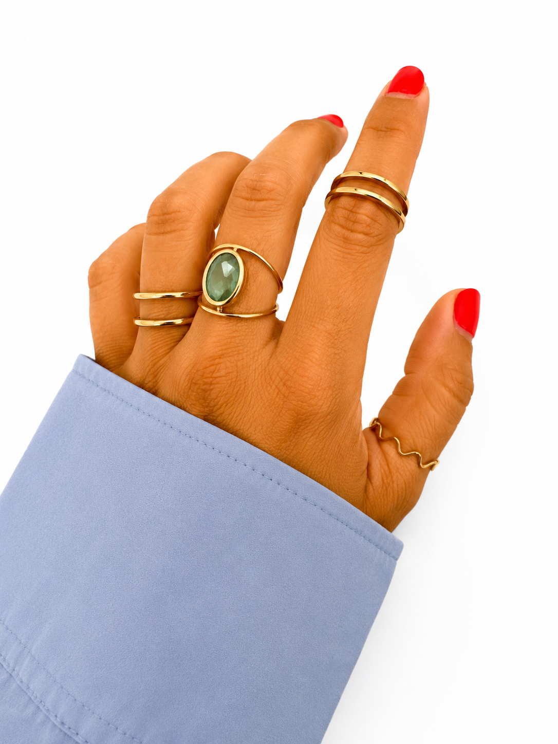 Paula | Bague en acier inoxydable