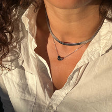 Charger l&#39;image dans la galerie, Collier Perla argenté
