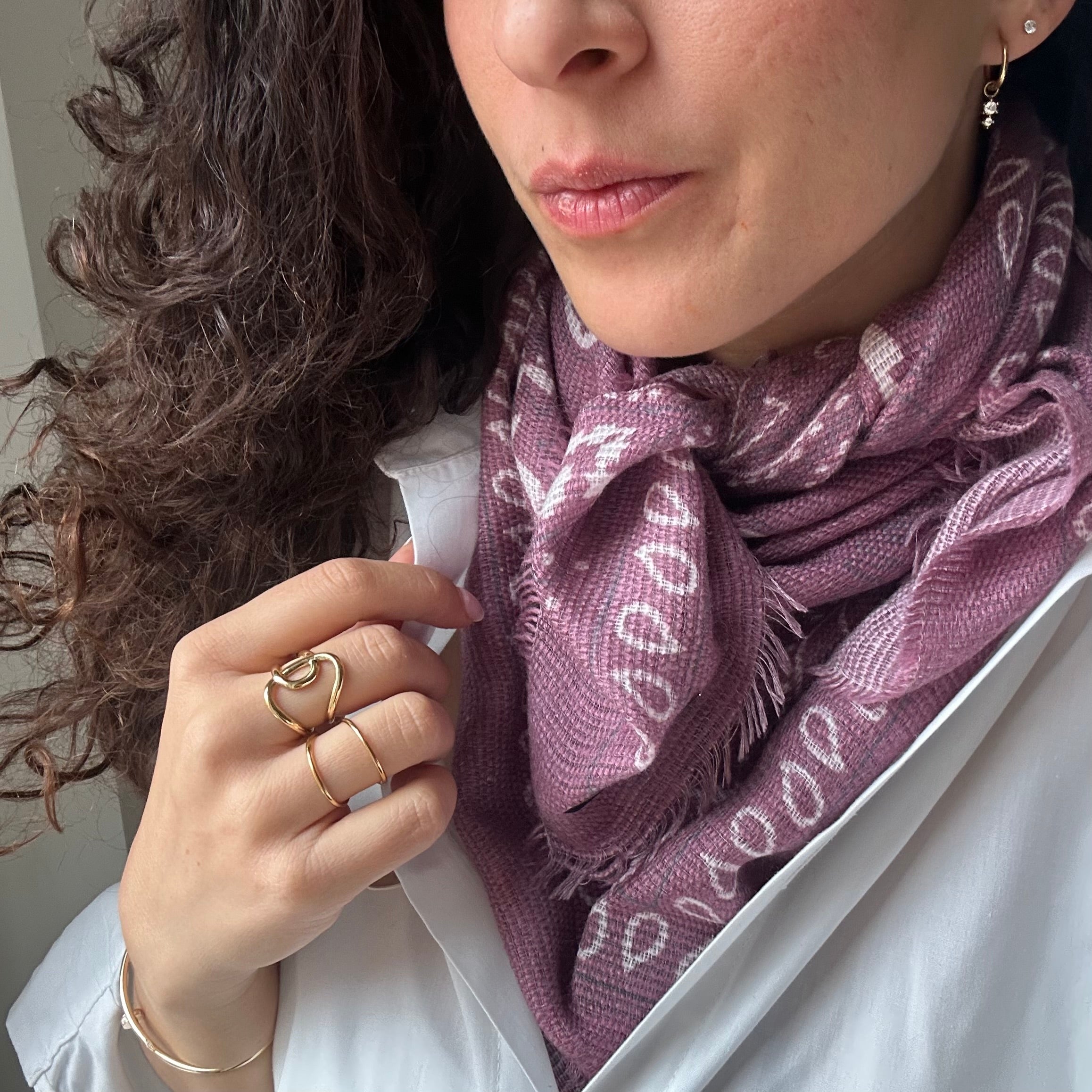 Bandana Jude burgundy