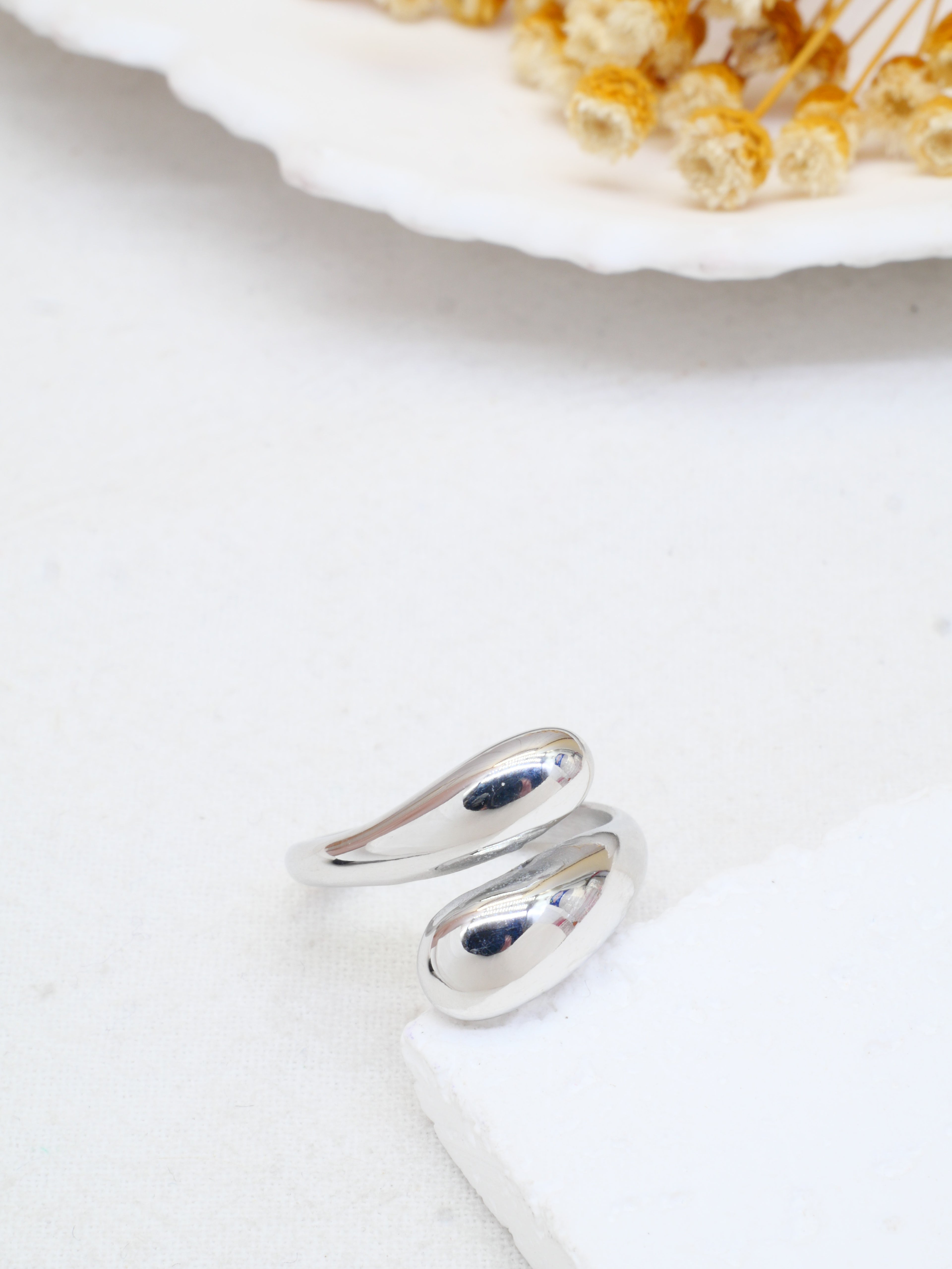 Bague Alia argentée