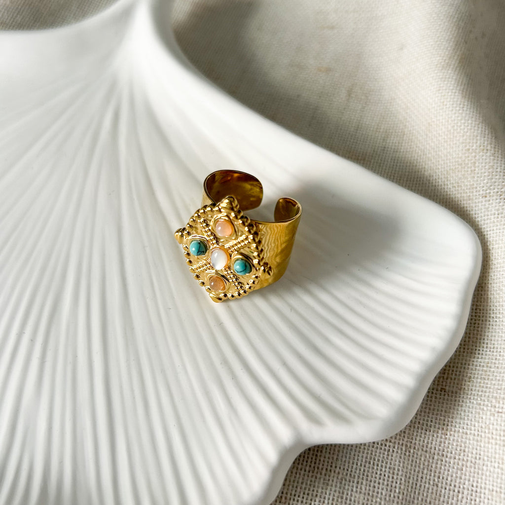 Bague Céleste bleue