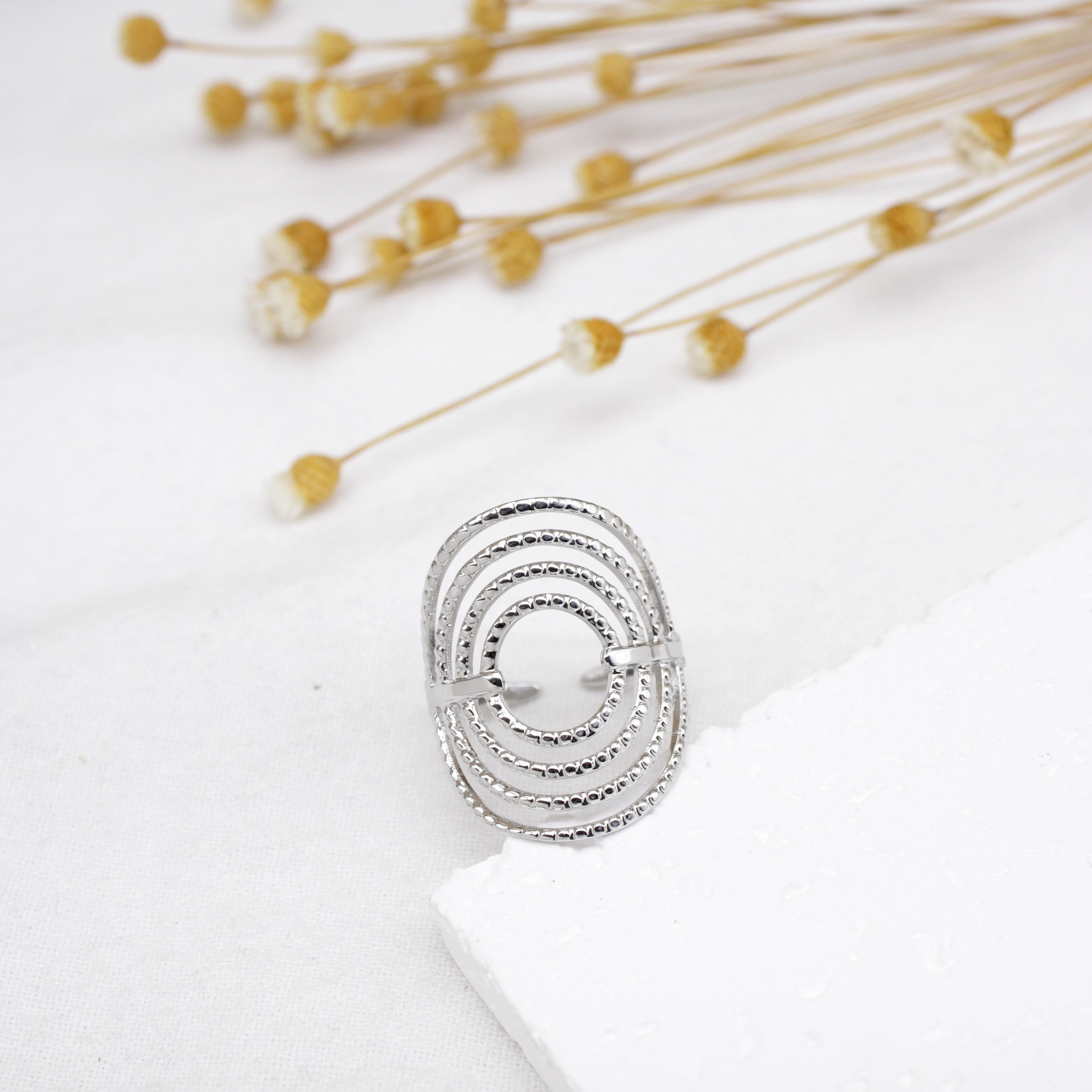 Bague Ida argentée