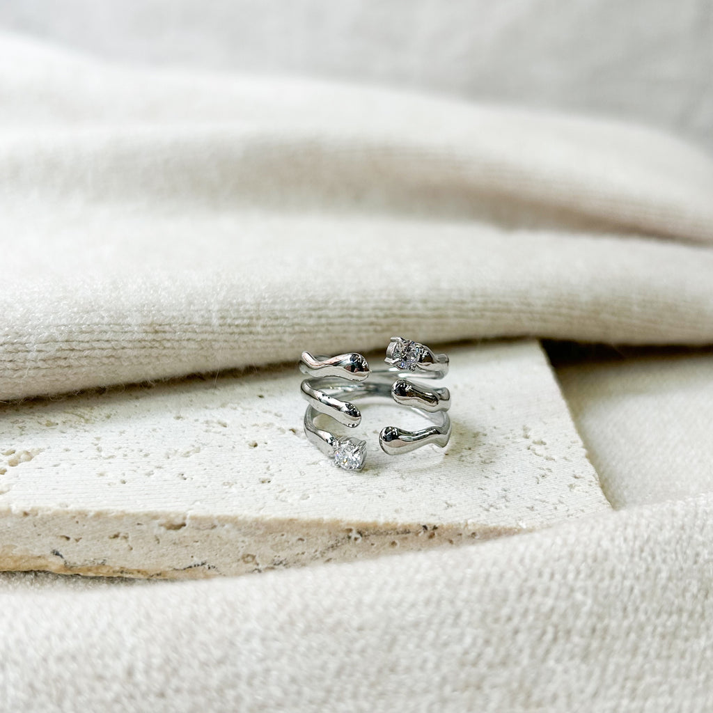 Bague Laure argentée