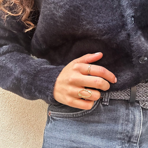 Bague Laza dorée - Lany-bijoux