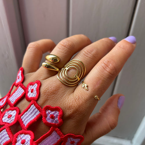 Bague Leve dorée