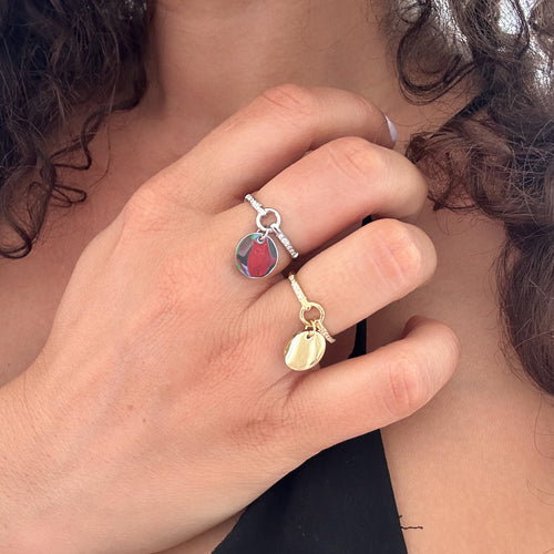 Bague Lexane dorée