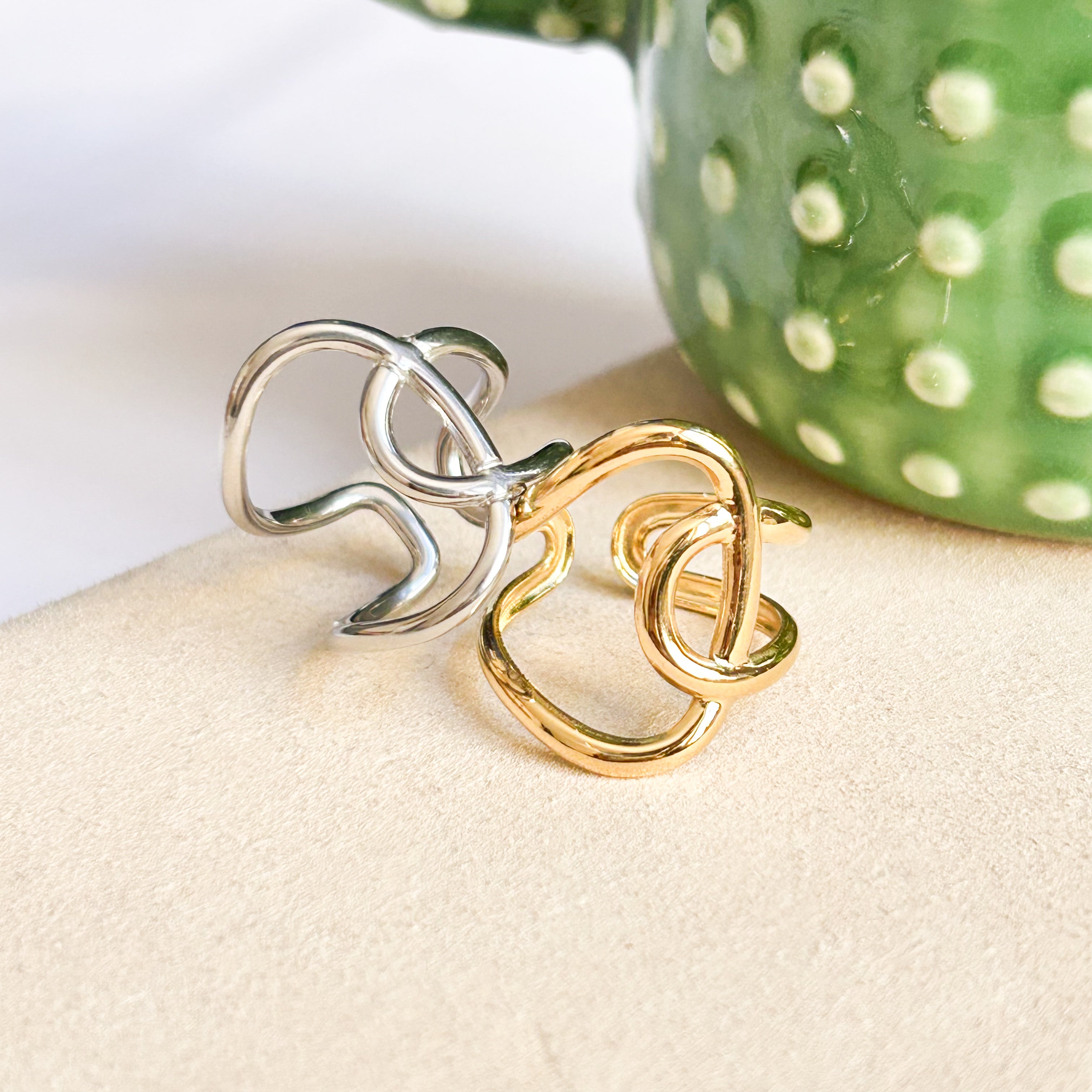 Bague Lika argentée