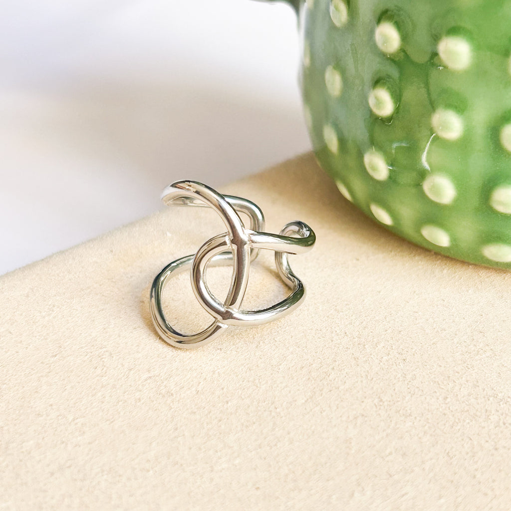 Bague Lika argentée