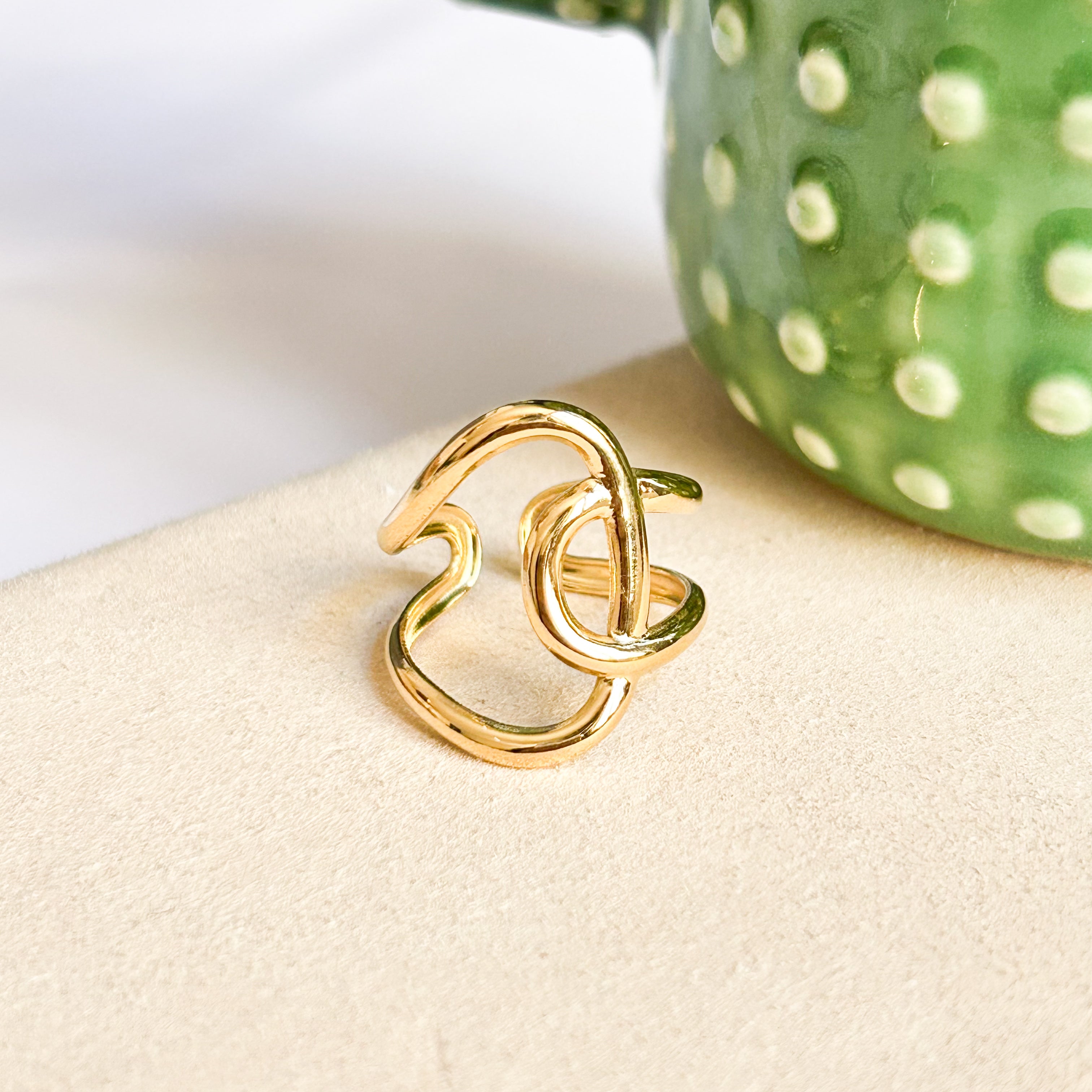 Lika | Bague en acier inoxydable - Lany-bijoux