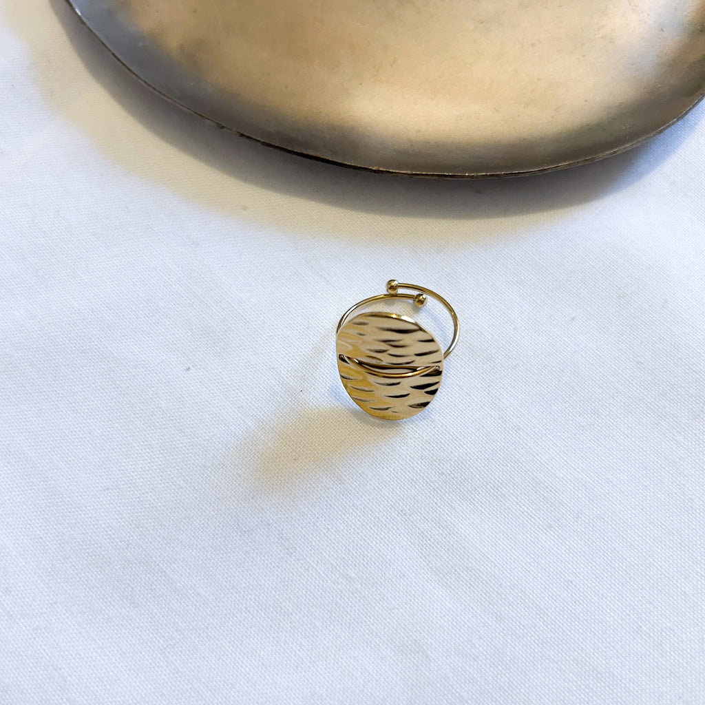 Bague Lilou ovale dorée