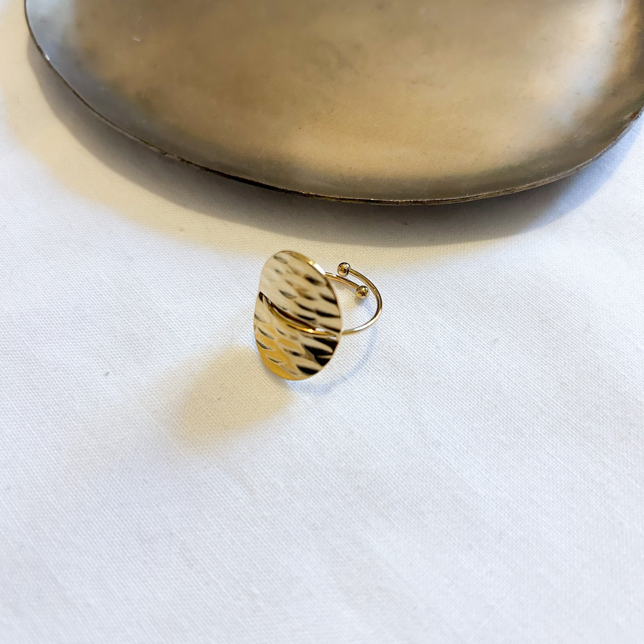 Bague Lilou ovale dorée