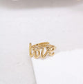 Bague Love dorée - Lany-bijoux