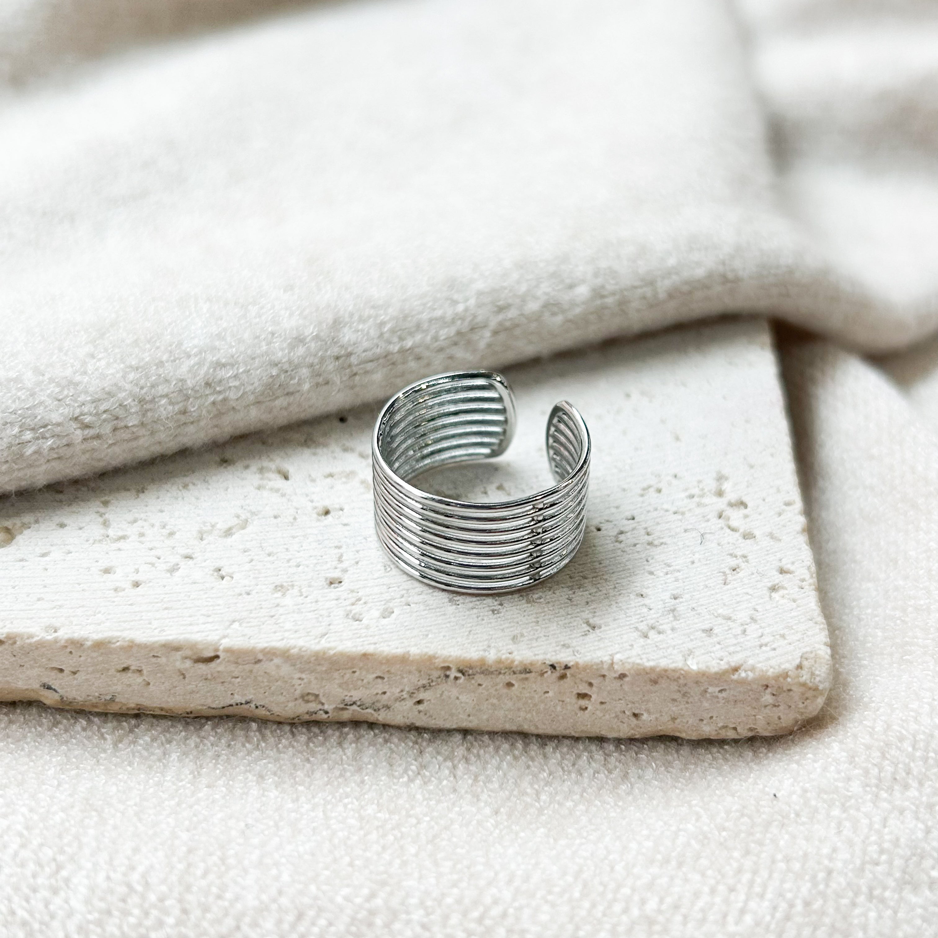 Bague Mima argentée