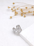 Bague Nathalie argenté - Lany-bijoux