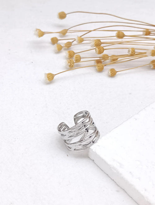 Bague Nathalie argenté - Lany-bijoux