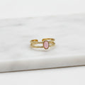 Bague Sarah quartz rose