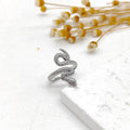 Bague Serpent argentée