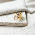 Bague Swan dorée - Lany-bijoux