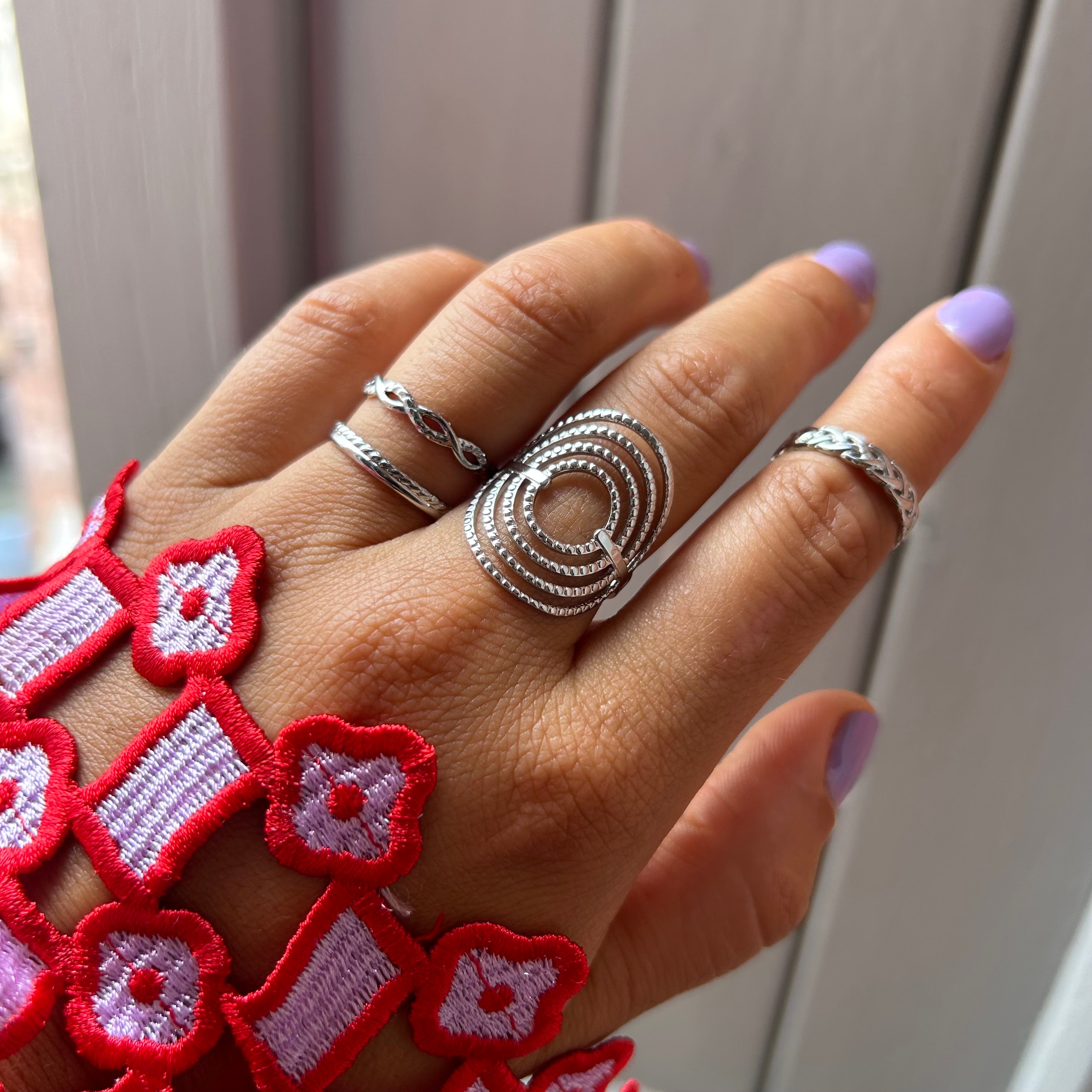 Bague torsade argenté - Lany-bijoux