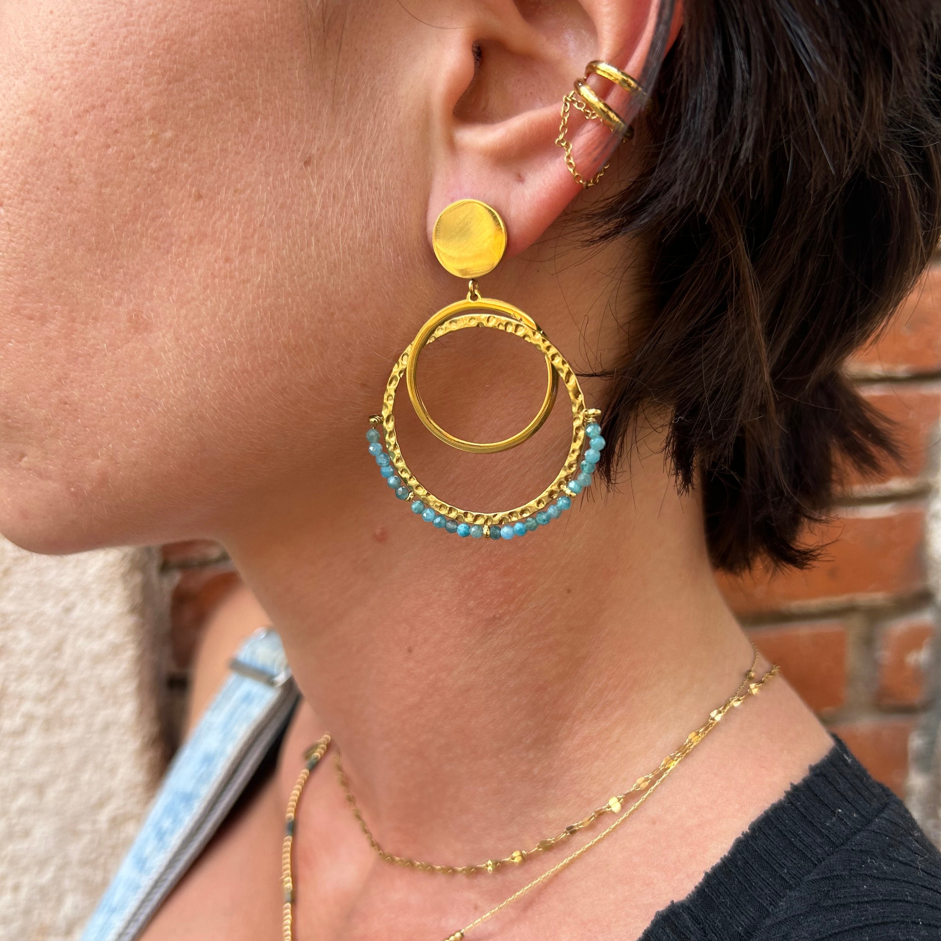 Boucles Aimée Amazonite