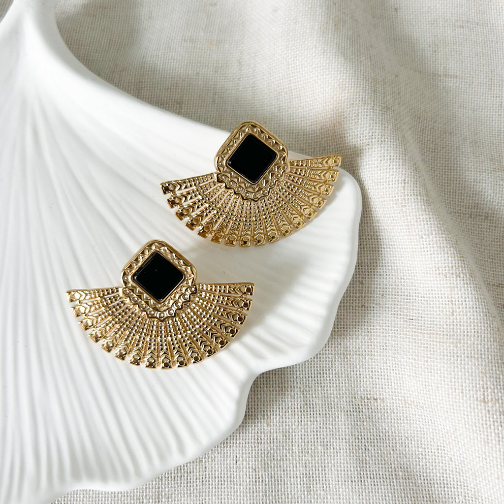 Boucles Bouma agathe noire