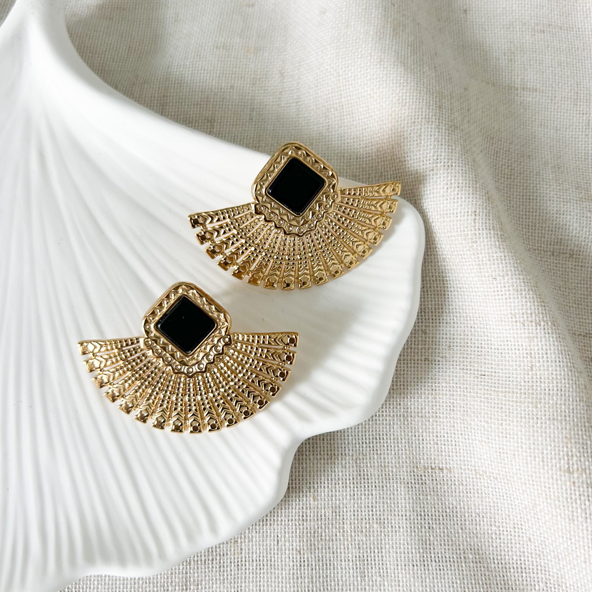 Boucles Bouma agathe noire