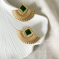 Boucles Bouma agathe verte - Lany-bijoux