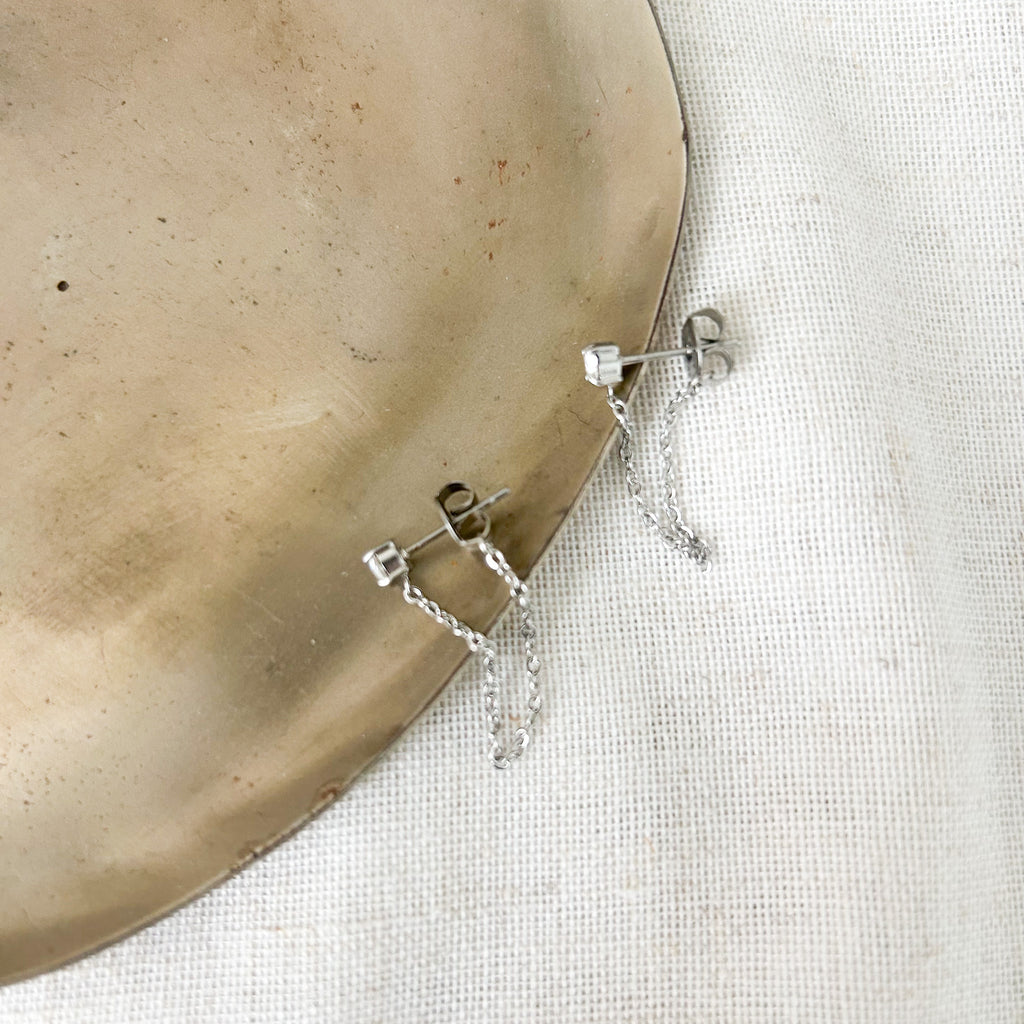 Boucles Capucine argenté