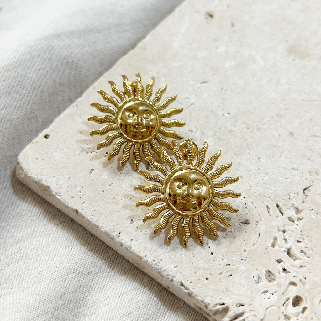 Boucles Hetty dorées - Lany-bijoux