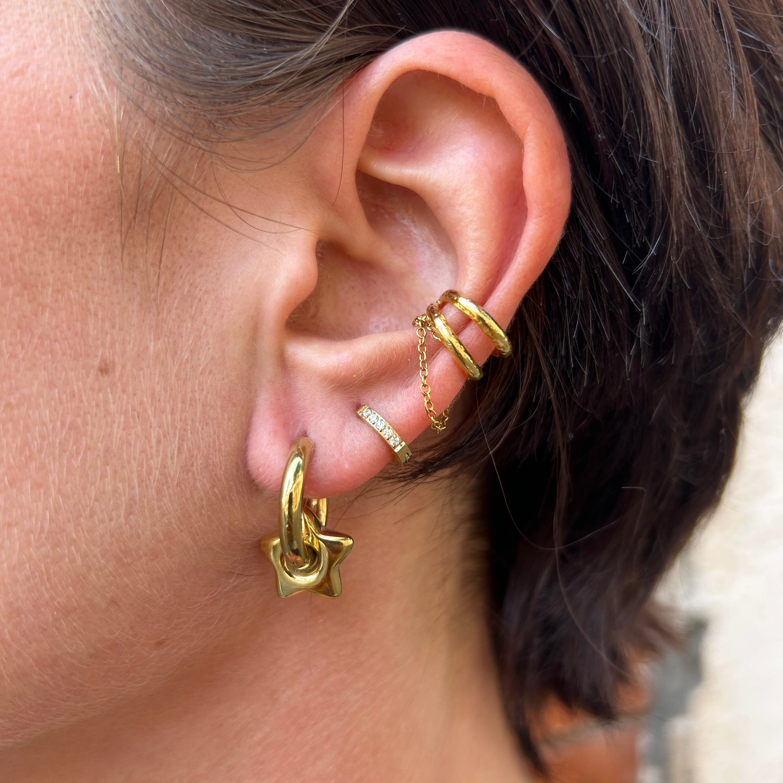 Boucles Ninon dorées - Lany-bijoux