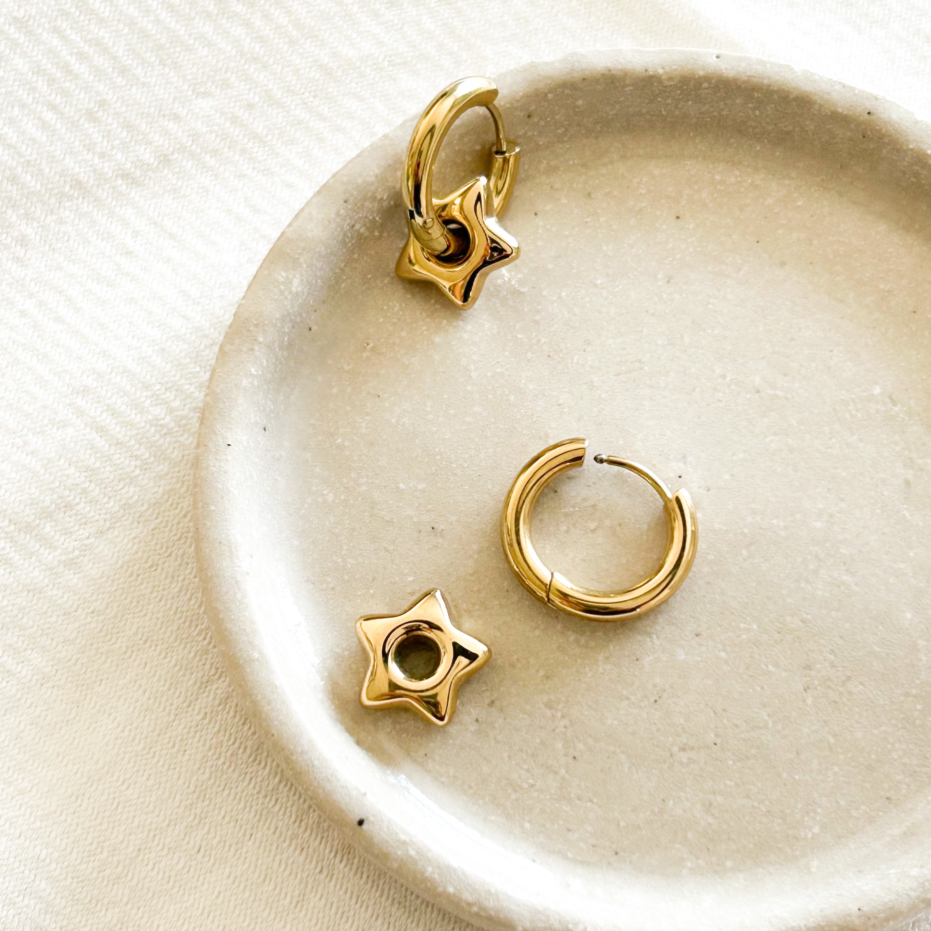 Boucles Ninon dorées - Lany-bijoux