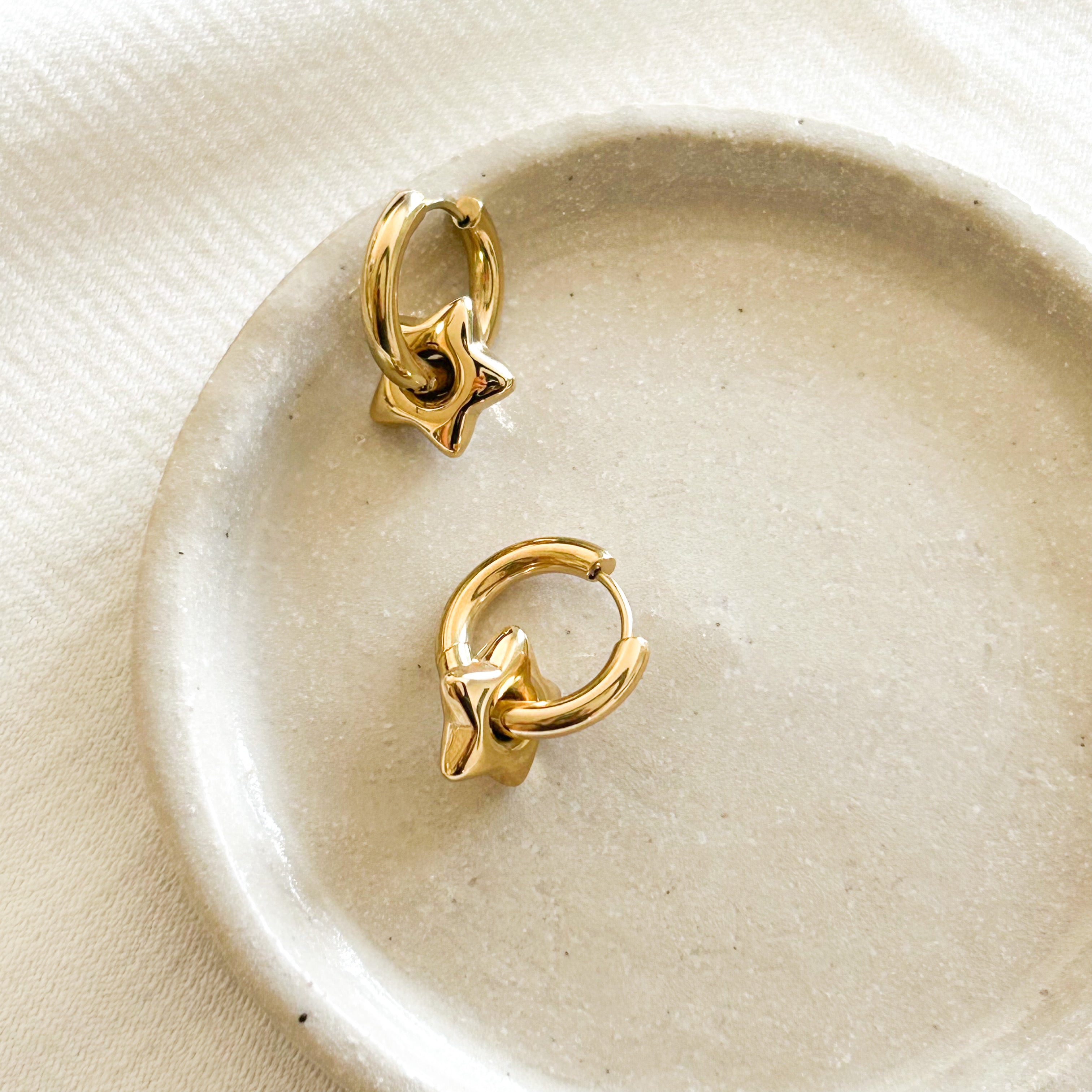 Boucles Ninon dorées - Lany-bijoux