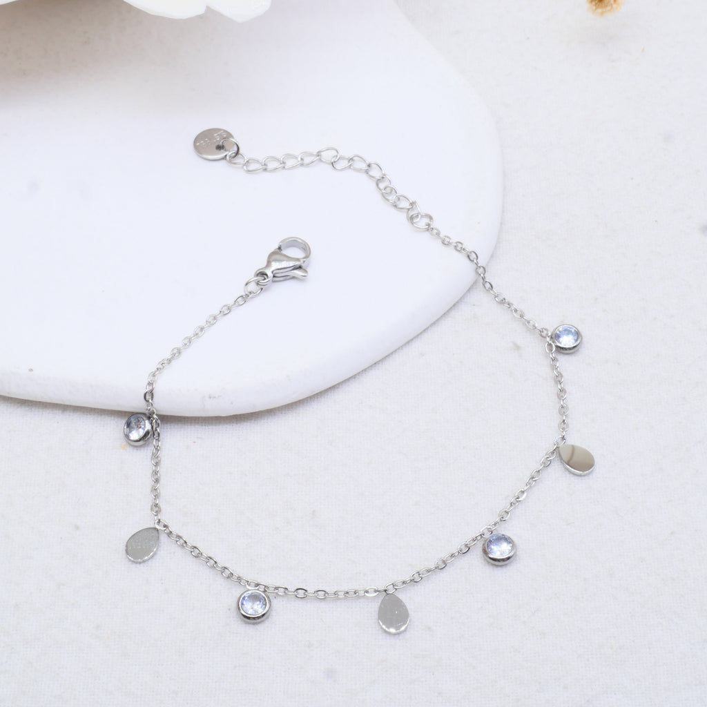 Bracelet Helmi argenté