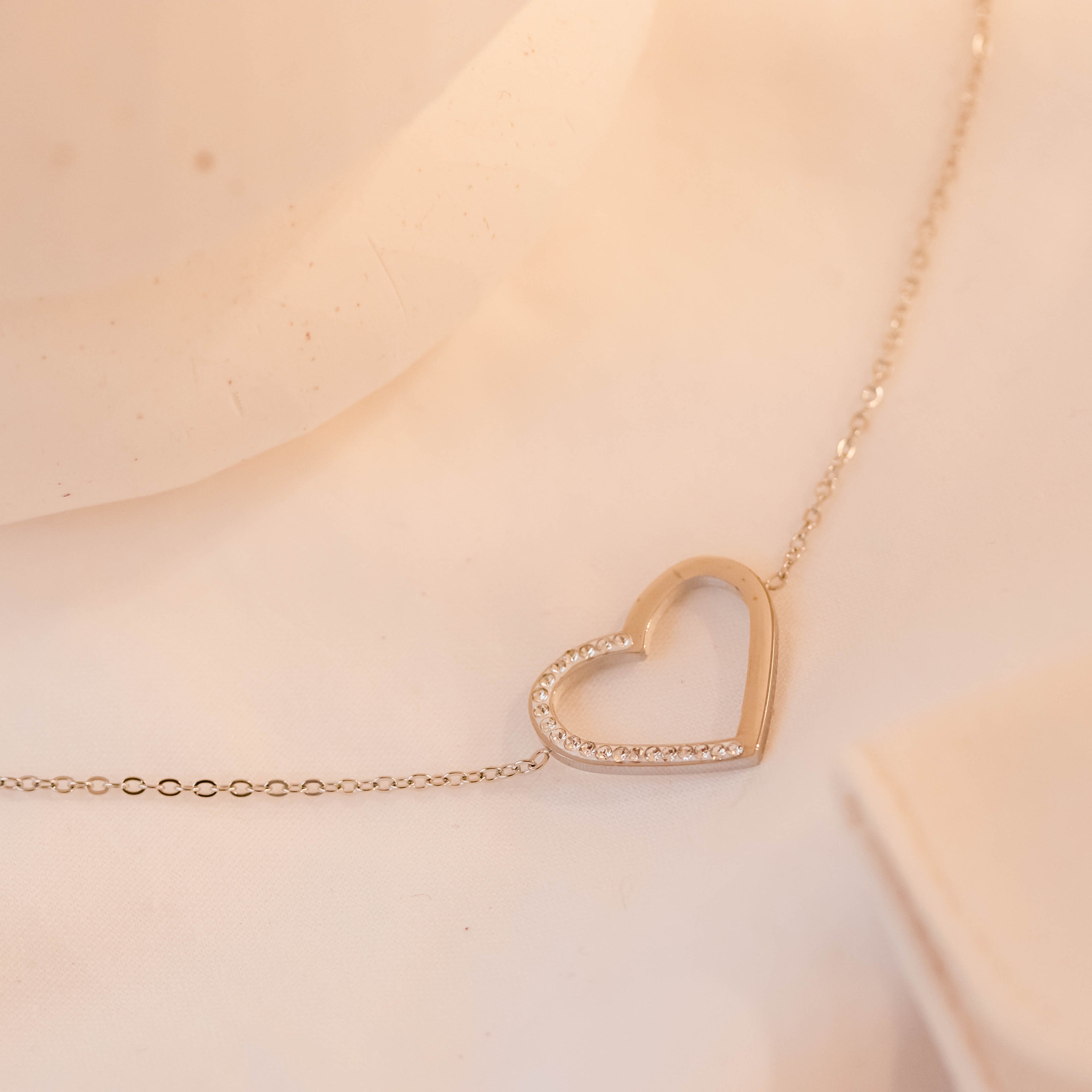 Bracelet Joya coeur argenté