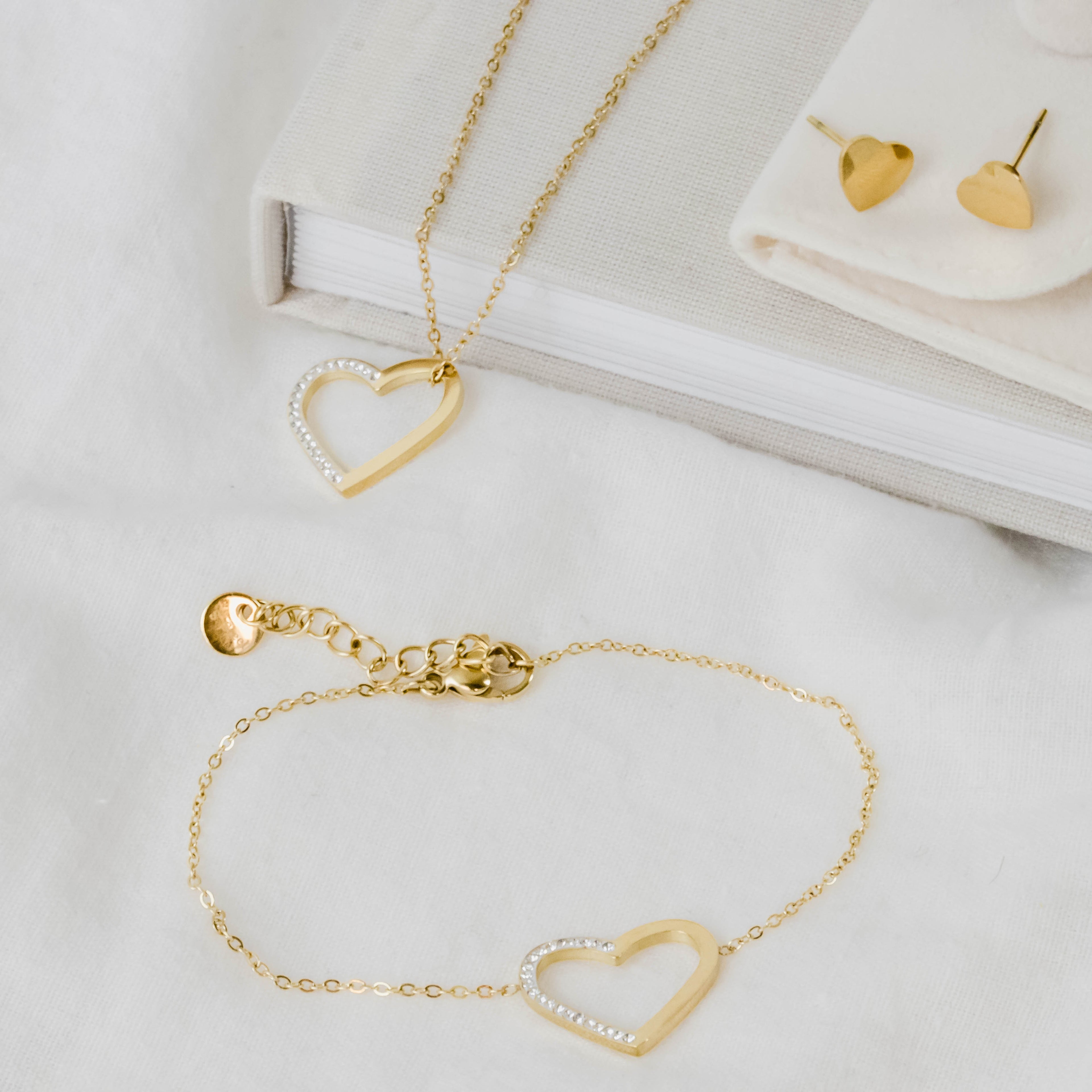 Bracelet Joya coeur doré