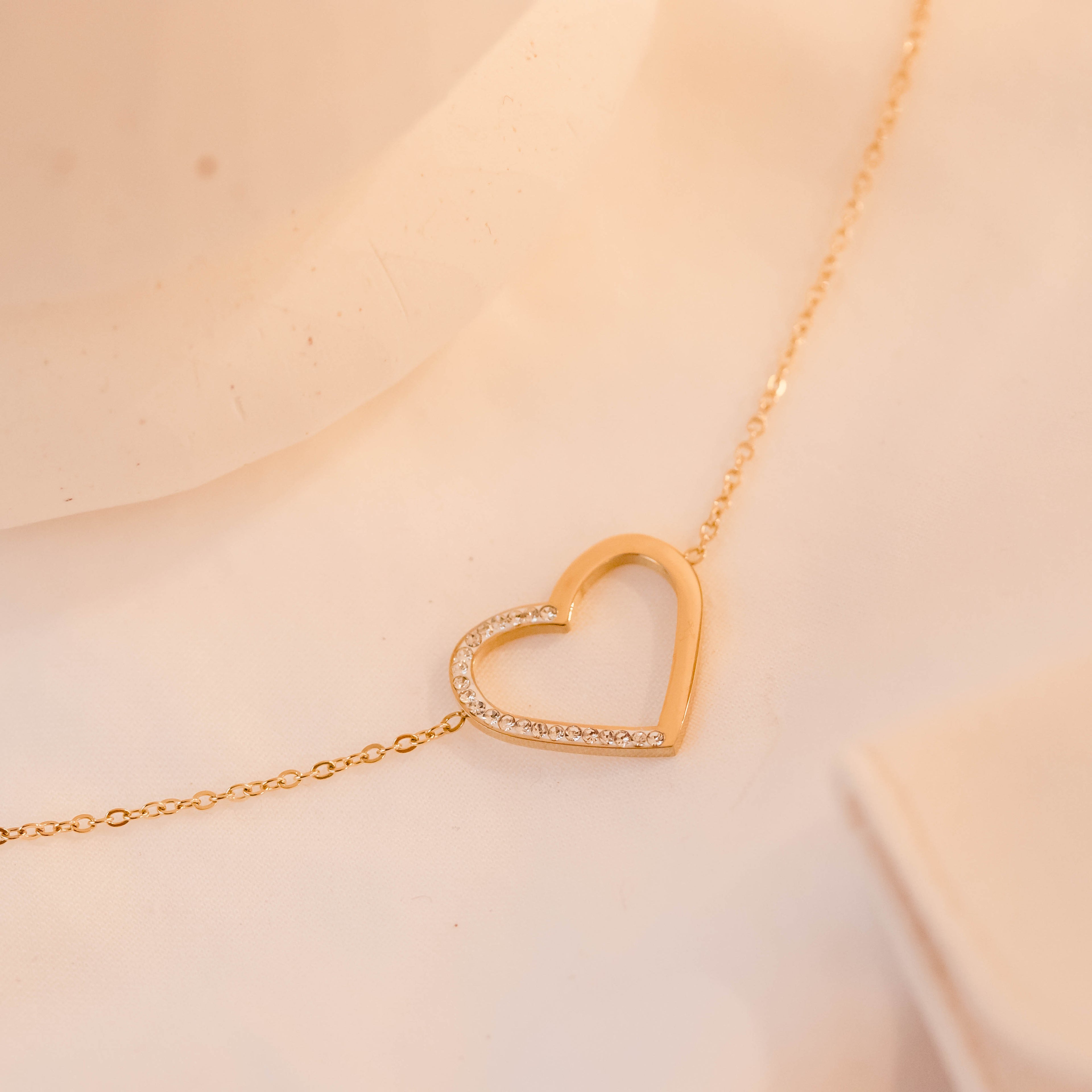 Bracelet Joya coeur doré