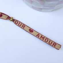 Charger l&#39;image dans la galerie, Bracelet ruban Amour
