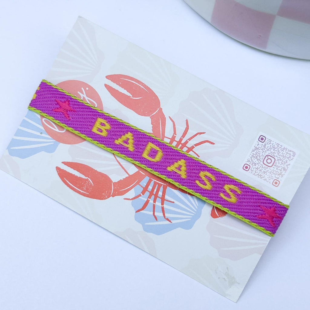 Bracelet ruban badass