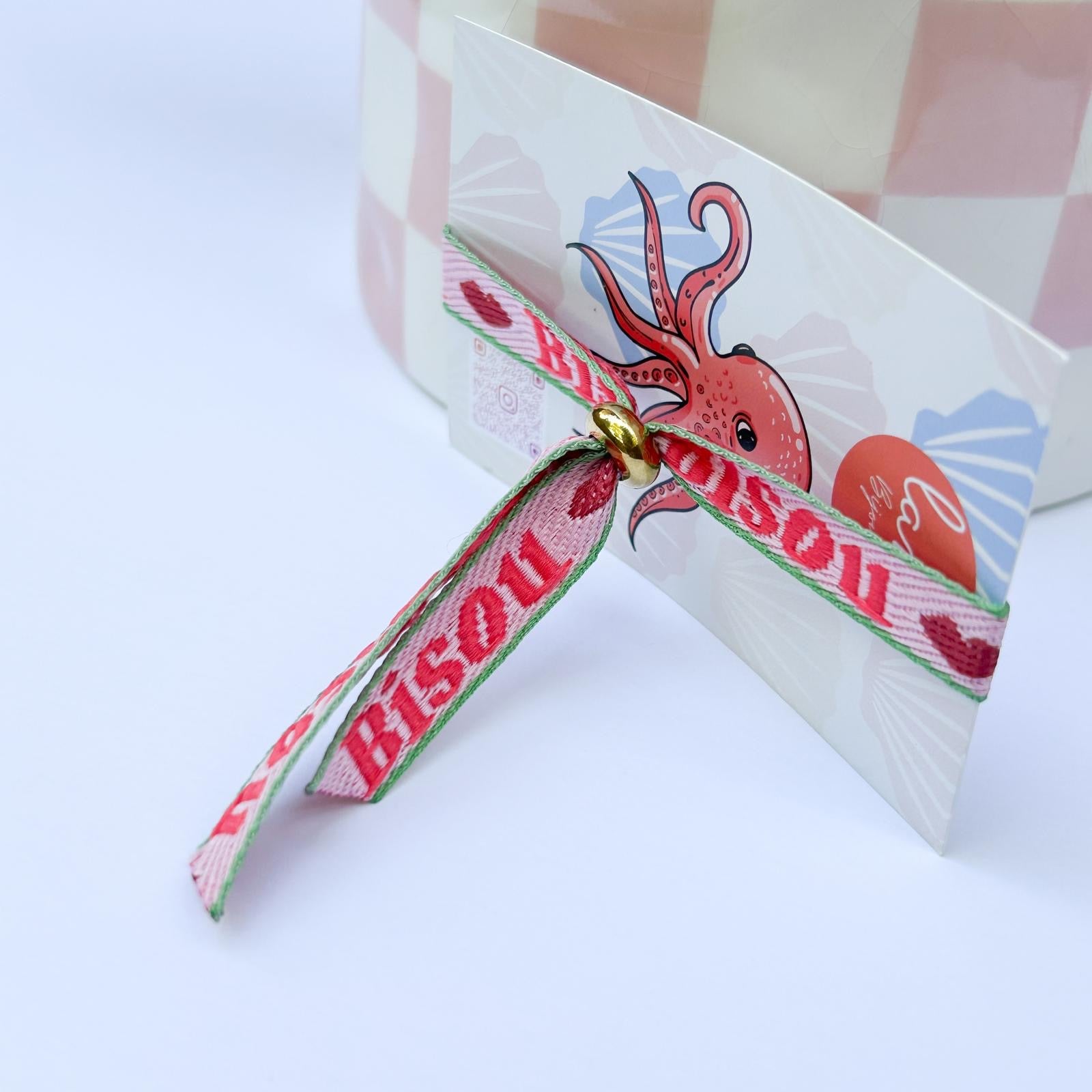 Bracelet ruban bisou