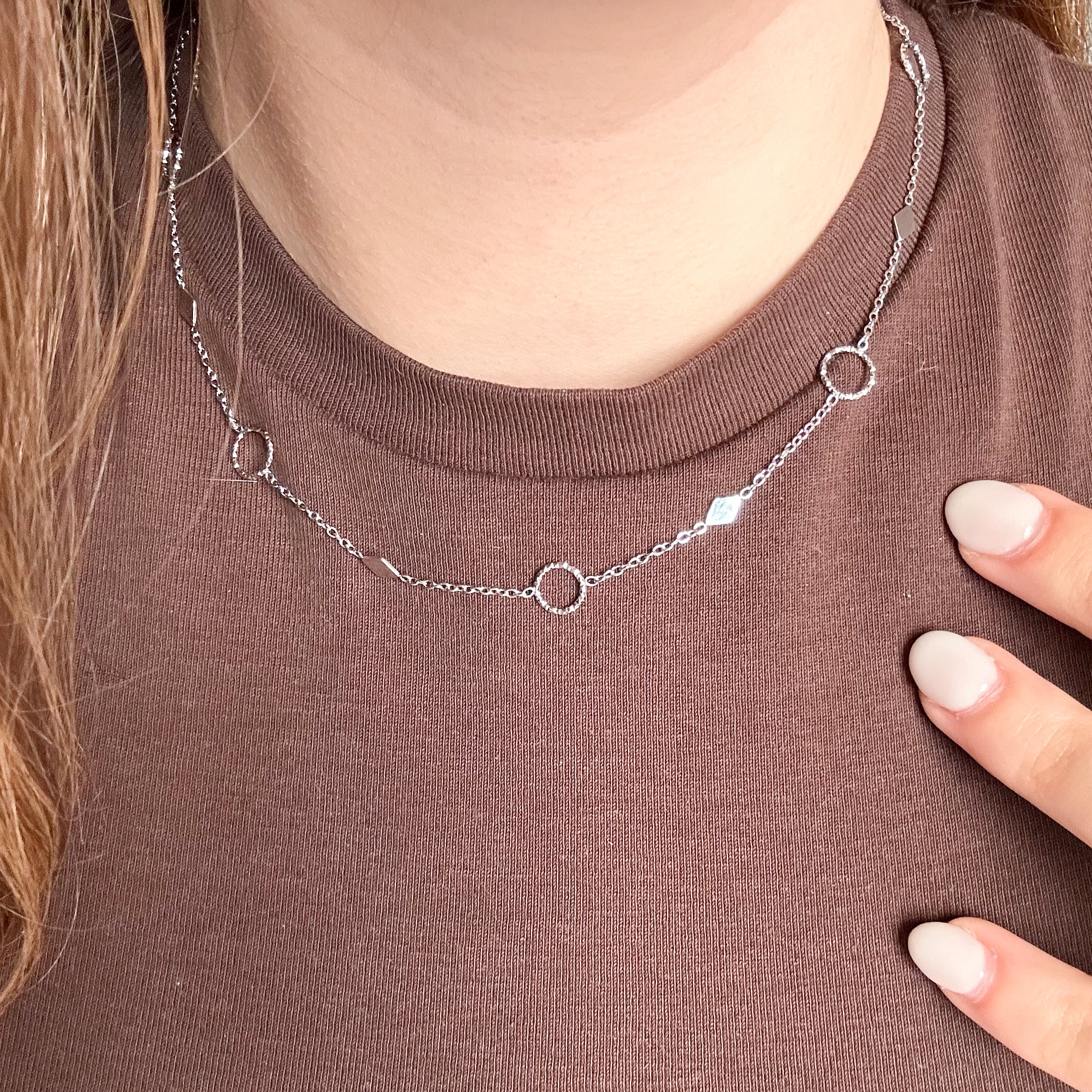 Collier Blooma argenté