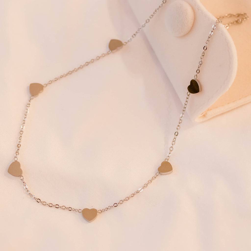 Collier Marra coeurs argent