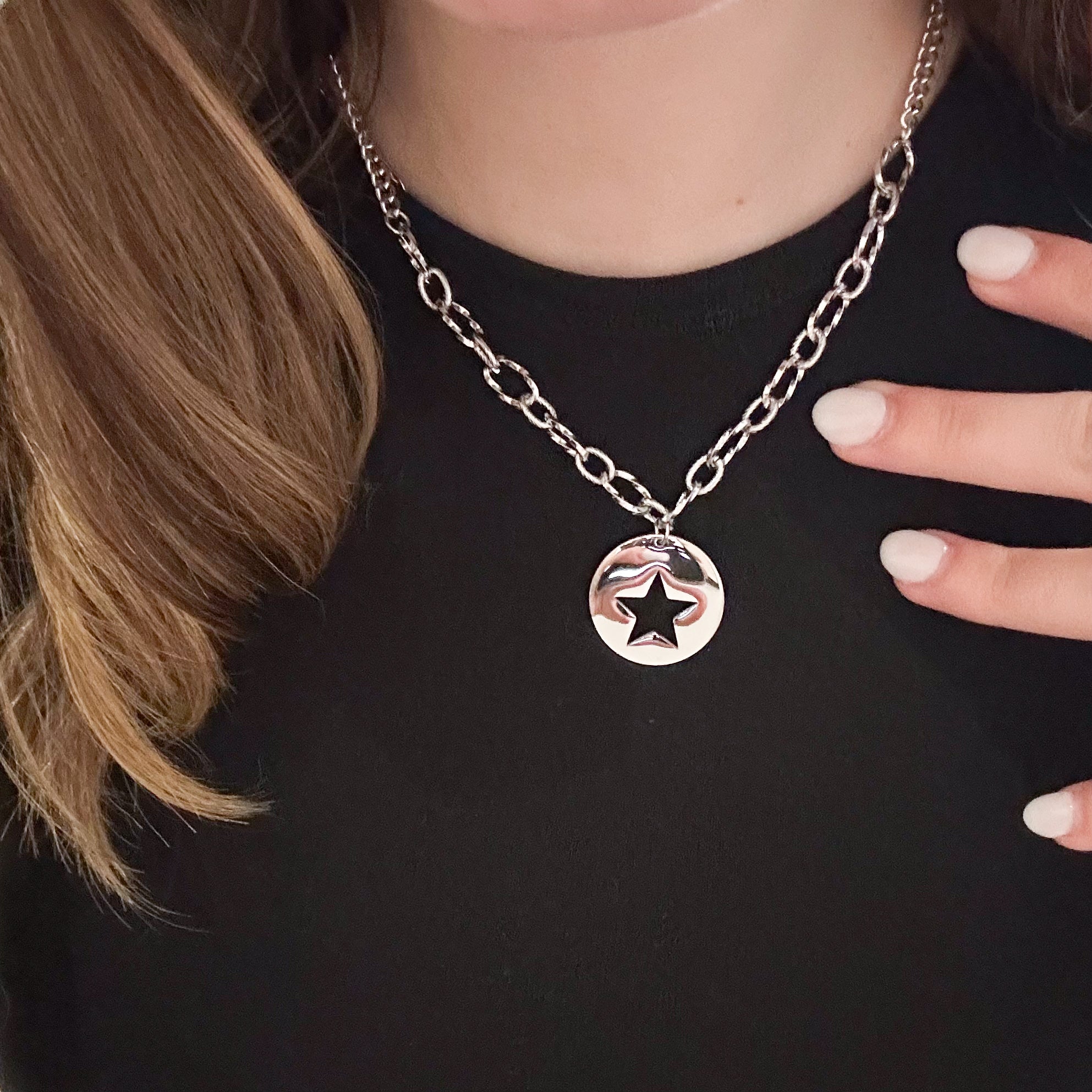 Collier Shine argenté