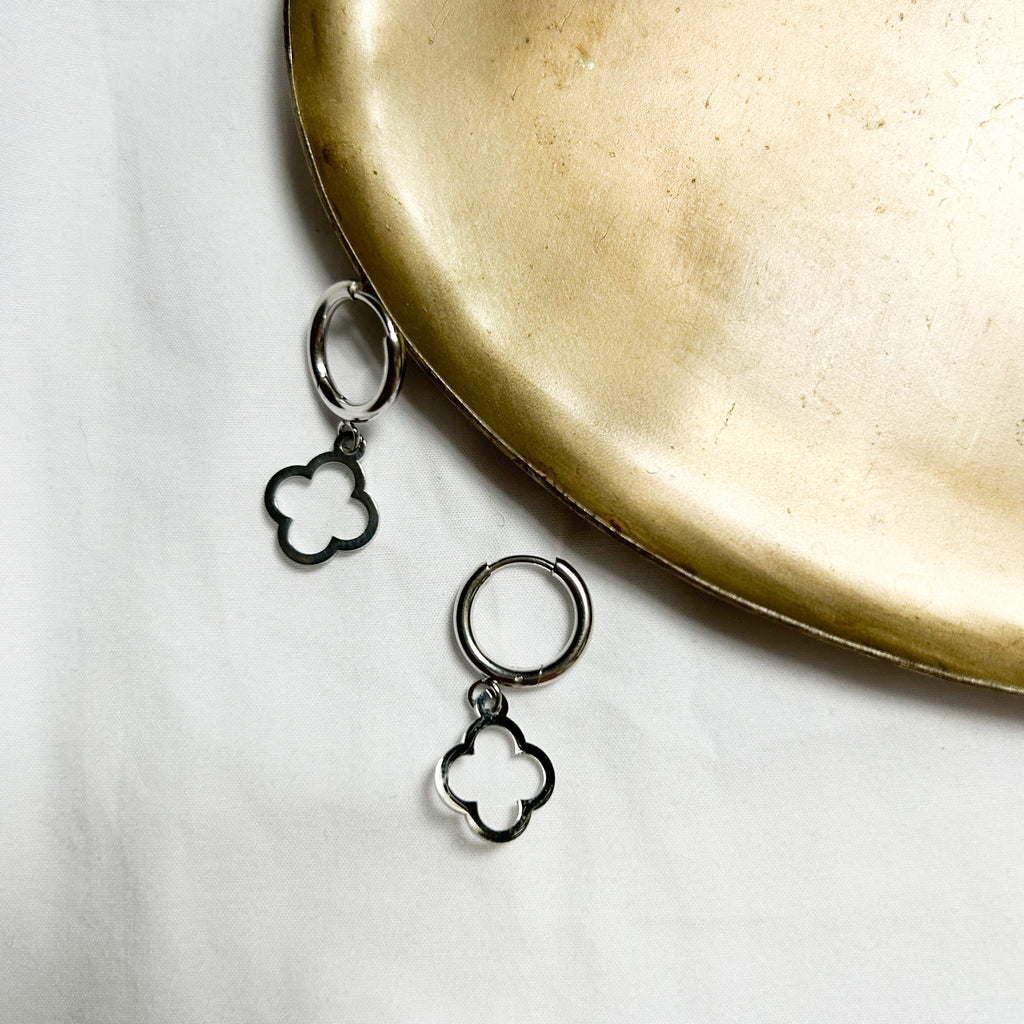 Créoles Carlo argentées - Lany-bijoux