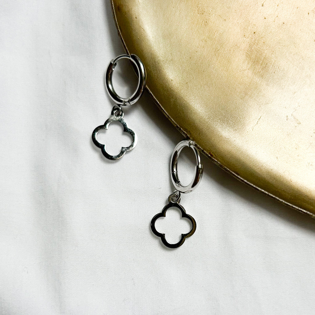 Créoles Carlo argentées - Lany-bijoux