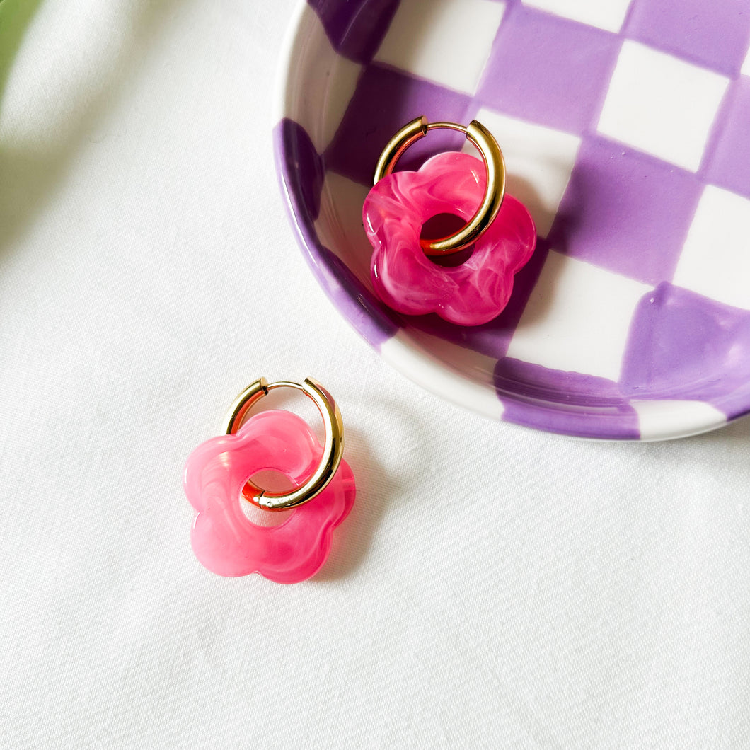Boucles Flora roses