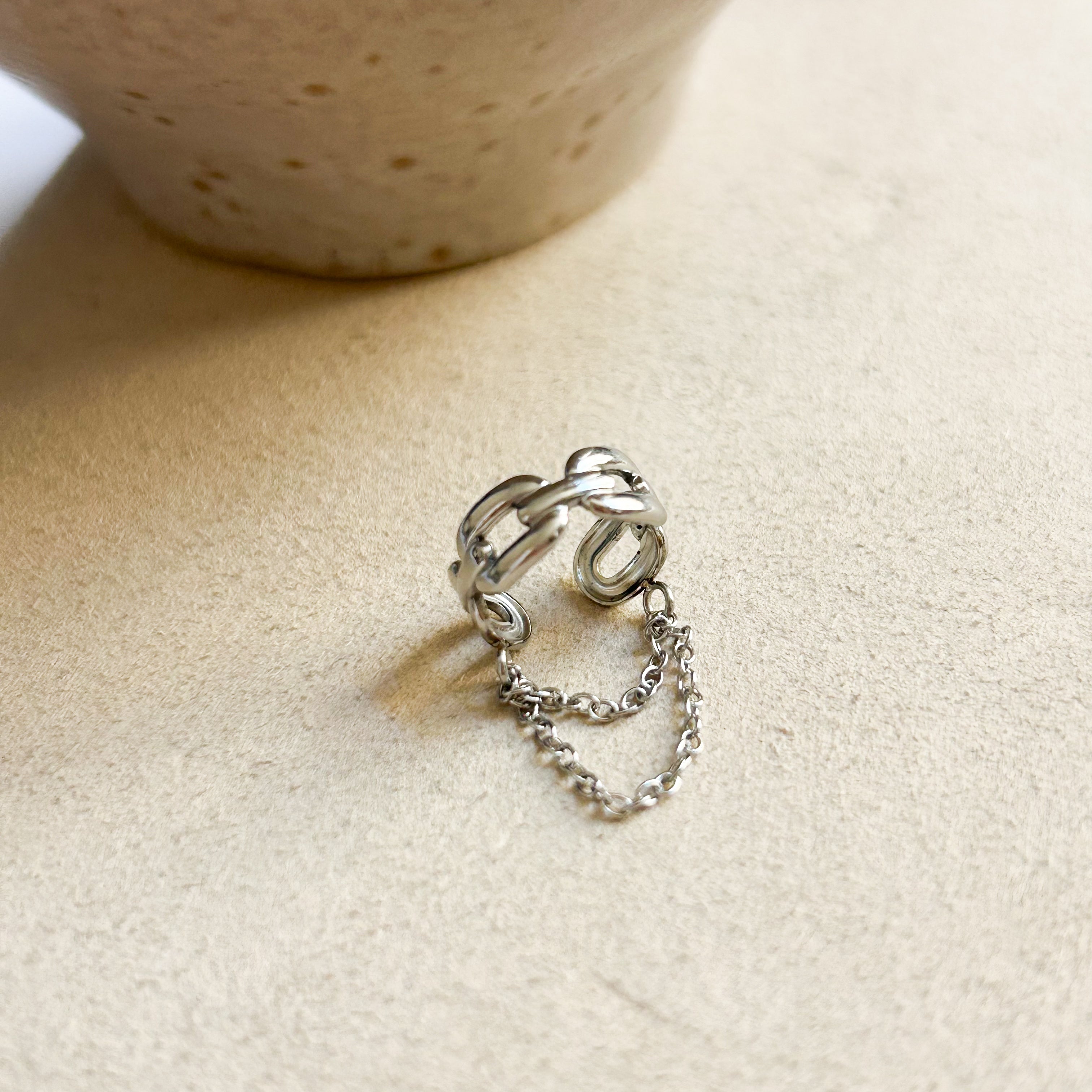 Ear cuff Sole argenté