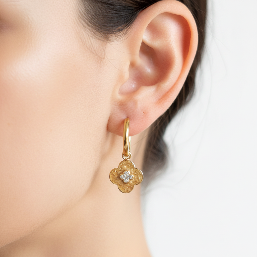 Boucles créoles roxane - Lany-bijoux