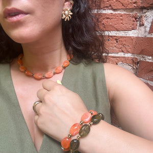 Collier Celia orange