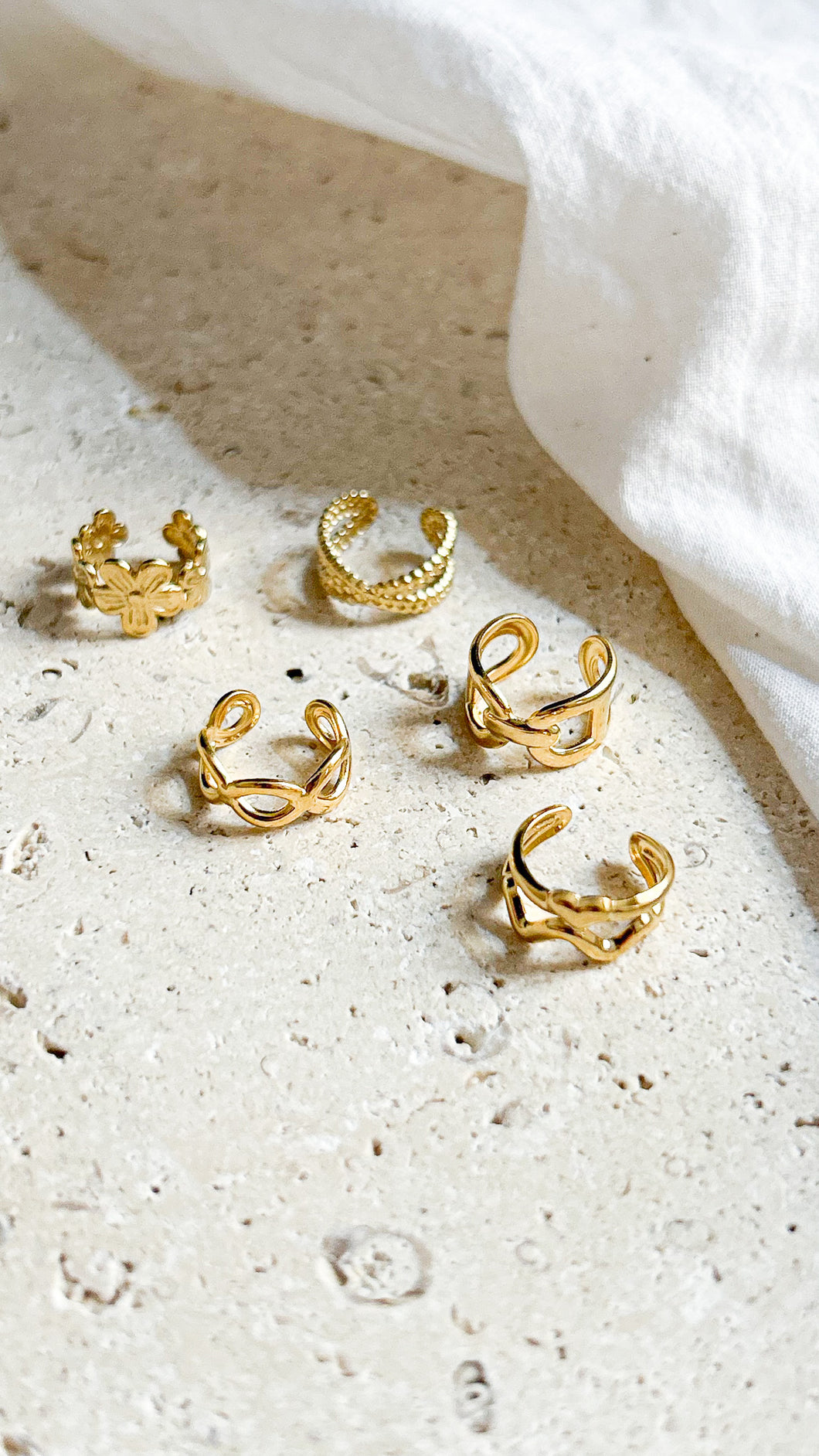 Ear cuff Flavy doré
